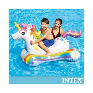 Intex แพยางเป่าลม แพเป่าลม ม้ายูนิคอร์น 1.63x0.86 M .รุ่น 57552