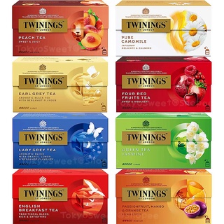 ภาพขนาดย่อของภาพหน้าปกสินค้ามีหลายแบบ ขายยกกล่อง Twinings of London Tea Bag Twinings ชา ชาซอง ทไวนิงส์ ชาทไวนิงส์ ชาอังกฤษ ชาอังกฤษแท้ ทไวนิ่งส์ จากร้าน tokyosweet บน Shopee