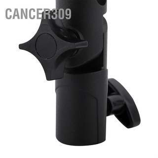 Cancer309 Black Double Hot Shoe Flash Umbrella Holder Light Stand Bracket For Photo Video Photography