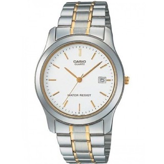 Casio นาฬิกาข้อมือ รุ่น MTP-1141G-7A - Silver/White