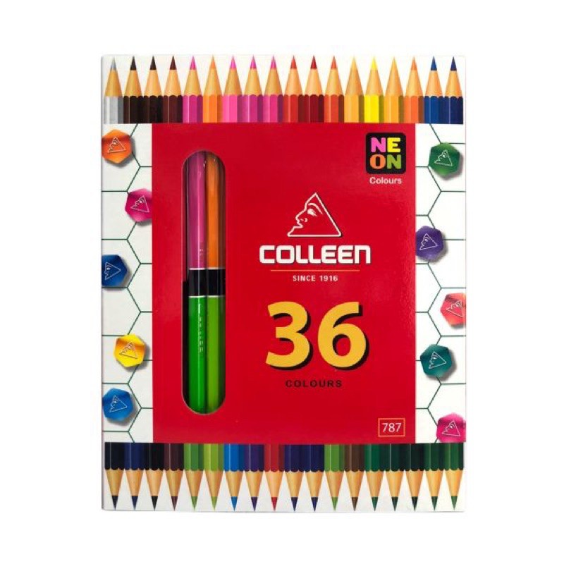 colleen-สีไม้คอลลีน-2-หัว-24สี-36สี-48สี-60สี-ของแท้-100-1-แท่ง-2-สี