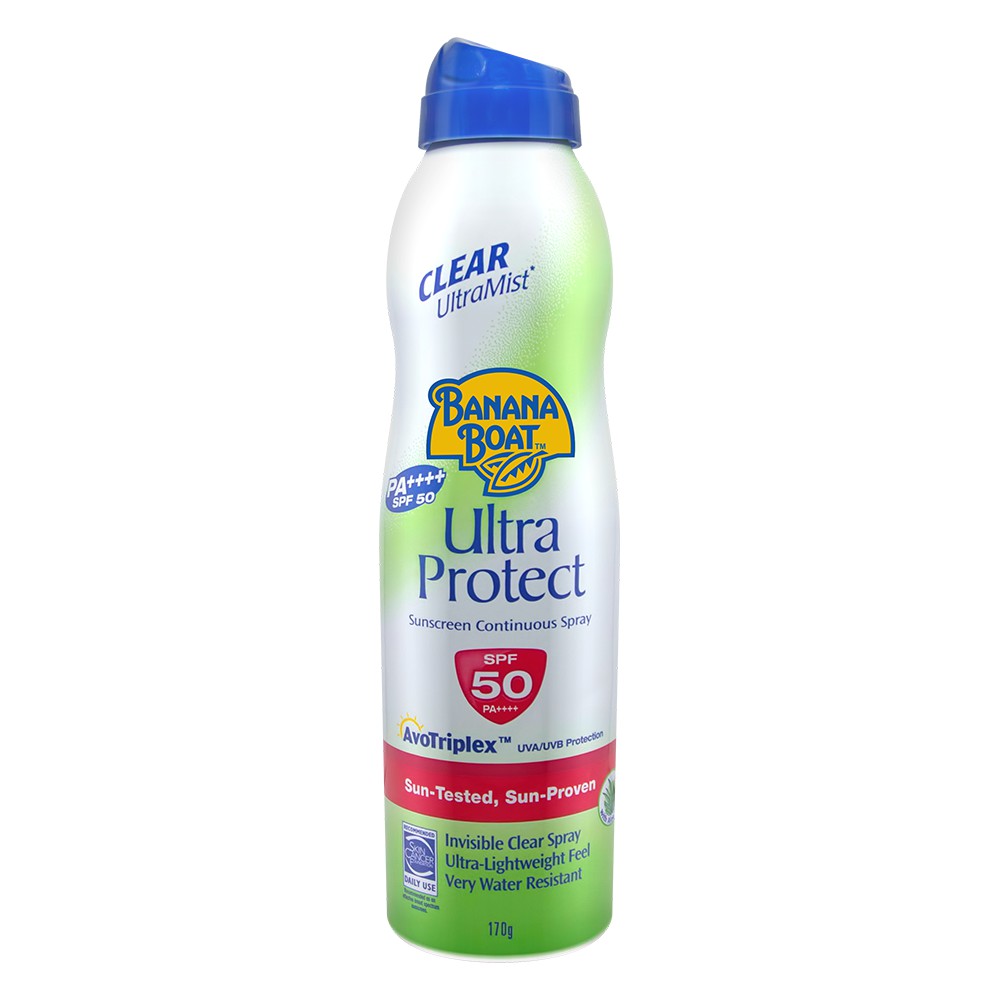 Banana Boat Ultramist Clear Sunscreen Spray SPF50 PA+++ (170 g.) | Shopee  Thailand