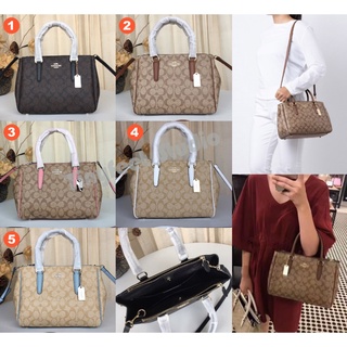 Coach 67026 Surrey Carryall Handbag In Signature Canvas Women Handbag Shoulder Crossbody Sling Bag . กระเป๋า