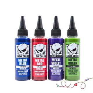 SKULL COLOR สีอะคริลิค ผสมสำเร็จ 60 ml