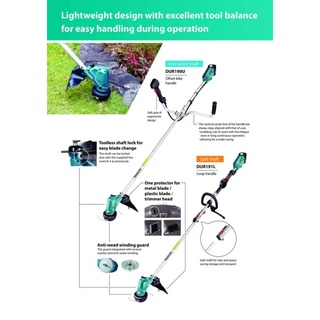 MAKITA รุ่น DUR190UZX1  เครื่องตัดหญ้าสายเอ็นรุ่นใหม่