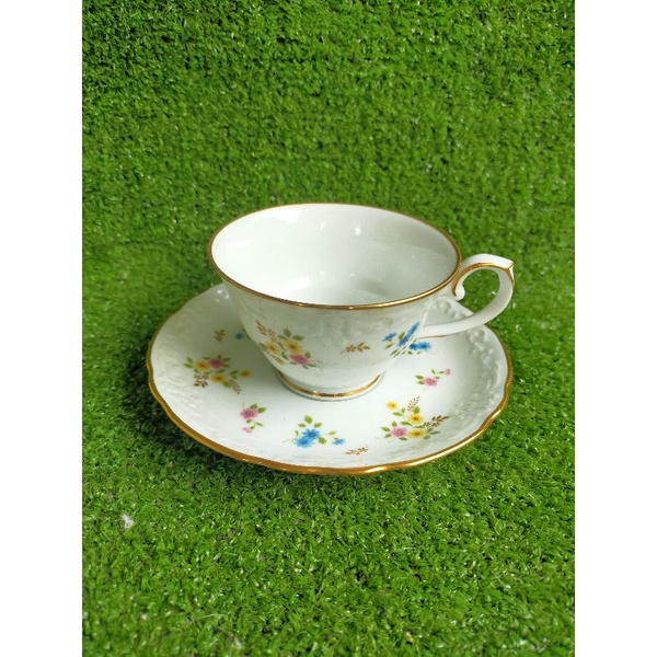 ชุดกาแฟขอบทอง ยี่ห้อ Noritake JAPAN Shopee Thailand