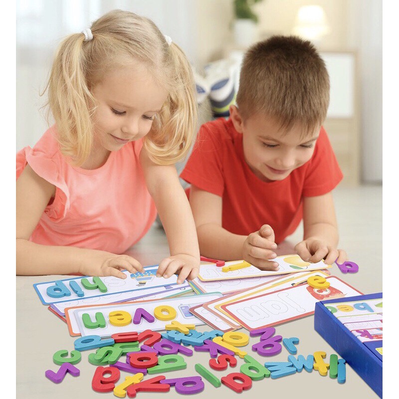 สินค้าใหม่🔥 เกมส์สะกดคำศัพท์ภาษาอังกฤษ สำหรับเด็ก ชุด Spelling Game A-Z ...