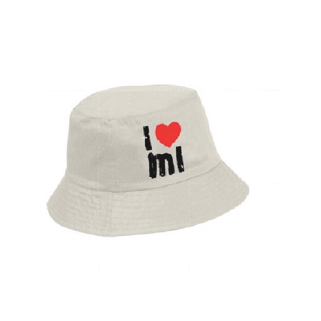 ภาพหน้าปกสินค้าI Love Mi Bucket Hat หมวกแฟชั่น หมวกบัคเก็ต หมวกปีกกว้าง ผ้าหนาอย่างดี จากร้าน newthinking บน Shopee