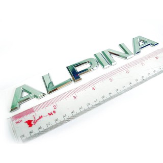 โลโก้ ALPINA โครเมียม