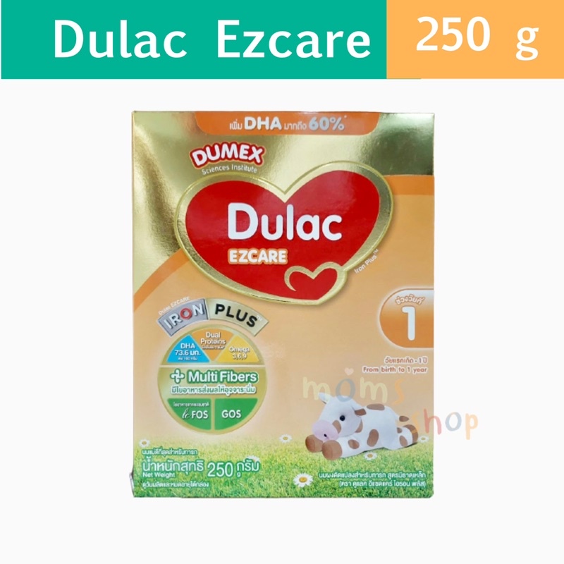 ภาพหน้าปกสินค้าDulac Ezcare ดูเม็กซ์ ดูแลค อีแซดแคร์ นมผงดัดแปลง สูตร 1 ขนาด 250 g สำหรับเด็กทารกแรกเกิด-1ปี