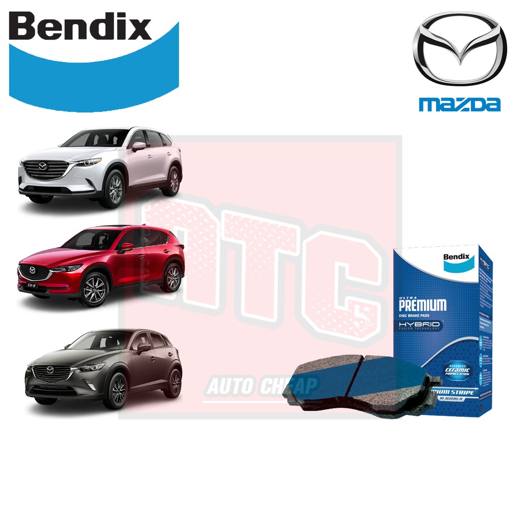 bendix-ผ้าเบรค-mazda-cx3-cx5-cx9-มาสด้า-ซีเอ็กซ์-ultra-premium-อัลตร้า-พรีเมี่ยม