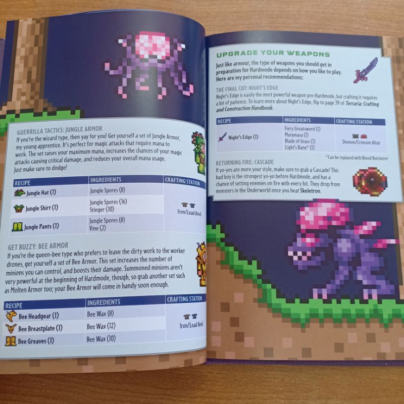 terraria-hard-mode-survival-handbook-หนังสือคู่มือเกมส์เด็กปกแข็ง-มือสอง