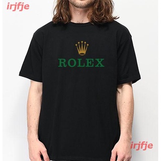 【hot sale】2022 Rolex Swatch T-shirt เสื้อยืดผู้ชาย ดพิมพ์ลาย ดผ้าเด้ง คอกลม cotton ความนิยม discount