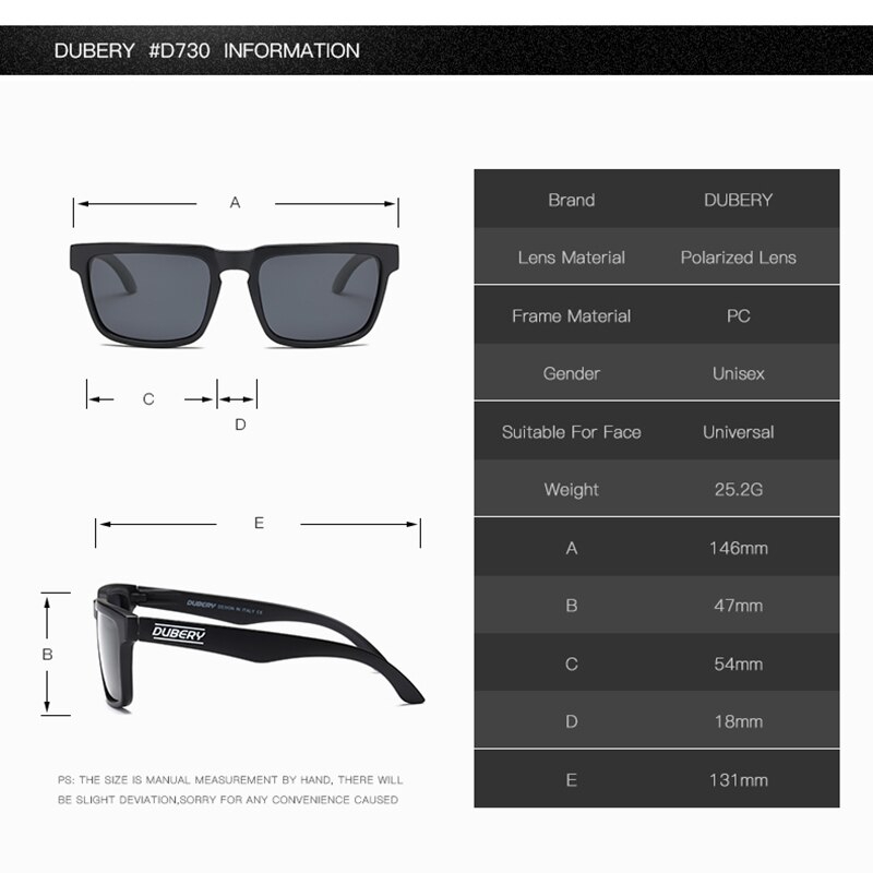 dbuery-แว่นตากันแดด-polarized-แฟชั่นสําหรับผู้ชาย