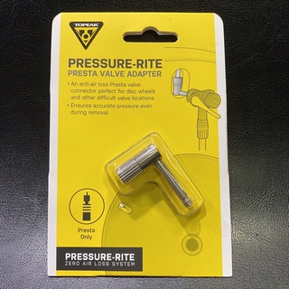 ภาพหน้าปกสินค้าหัวต่อสูบลม TOPEAK PRESSURE-RITE PRESTA VALVE ADAPTER ที่เกี่ยวข้อง