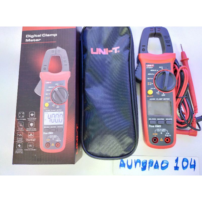 มิเตอร์วัดไฟดิจิตอล-uni-t-ut203-มัลติมิเตอร์clamp-multimeter-แคมป์มิเตอร์วัดไฟดิจิตอล