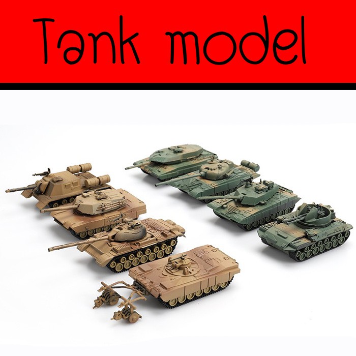 ภาพหน้าปกสินค้า4D Model Tank โมเดลรถถัง ขนาด 1/72 สงครามโลกชุด 2
