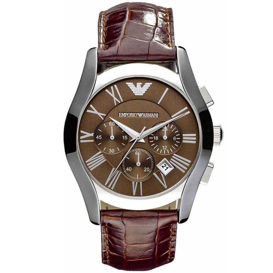 emporio-armani-mens-ar0671-chronograph-dial-leather-brown-dial-watch