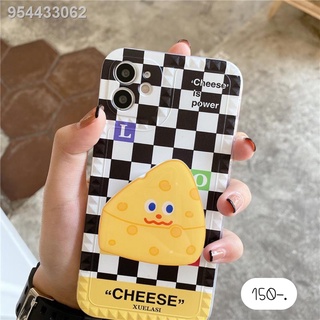 [ พร้อมส่งจากไทย 🇹🇭] เคสแถมไอริง เคสแถมที่ติด Griptok 🧀 ตารางดำ+holder ชีส