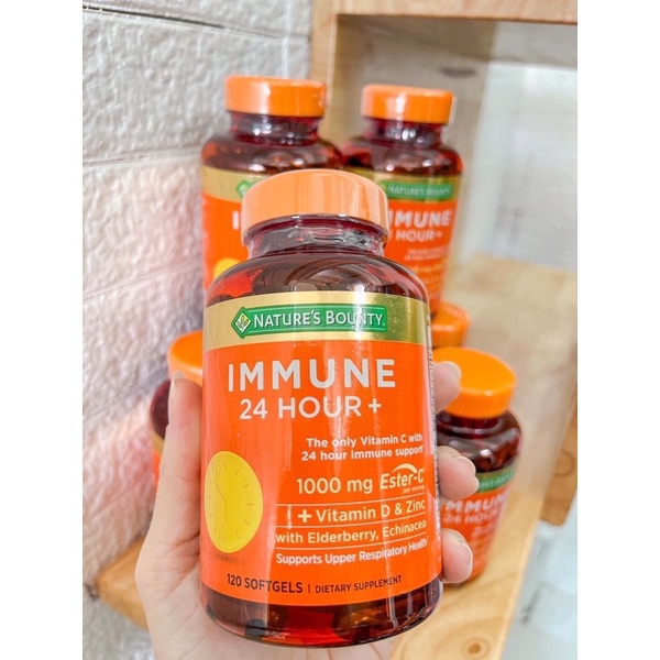 ภาพสินค้าNature's Bounty Immune 24 Hour+ With 1,000mg Ester-C 100 เม็ด นำเข้าจากอเมริกา แท้100% จากร้าน taadorly_medileen บน Shopee ภาพที่ 5