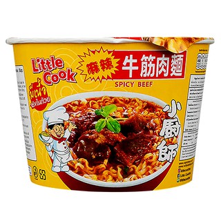 ภาพหน้าปกสินค้าบะหมี่กึ่งสำเร็จรูป รสเนื้อเผ็ดจัด Little cook Big Bowl 150g ที่เกี่ยวข้อง