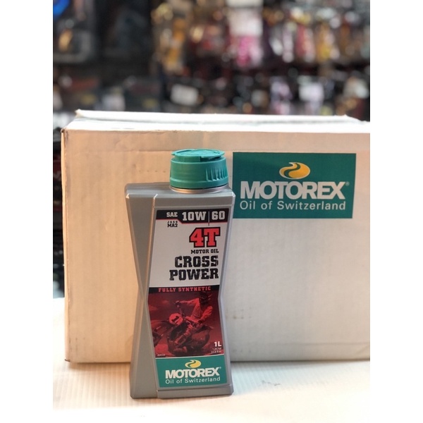 motorex-cross-power-4t-10w60-น้ำมันใหม่ปี-2021ขนาด-1-0l-น้ำมันเครื่องสำหรับรถสมรรถนะสูง-น้ำมันเครื่อง-น้ำมันรถแข่ง