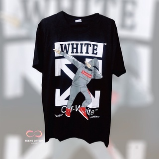 เสื้อยืดโอเวอร์ไซส์เสื้อ off white Dap สกรีนหน้าเต็ม แนวสตรีทท่า Dap สกรีนเต็มหลัง พร้อมส่งชาย-หญิงS-3XL