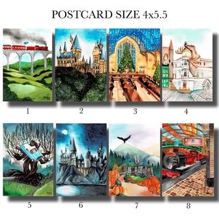 สินค้า Postcard 4*5.5 Harry potter Collection🪄