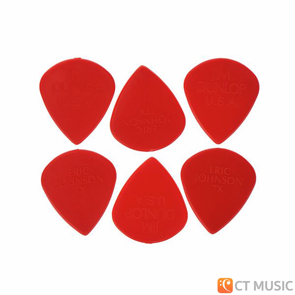 ของแท้-100-jim-dunlop-signature-eric-johnson-jazz-iii-guitar-pick-6-pcs-ปิ๊คกีตาร์-1-แพ็ค-มี-6-ชิ้น