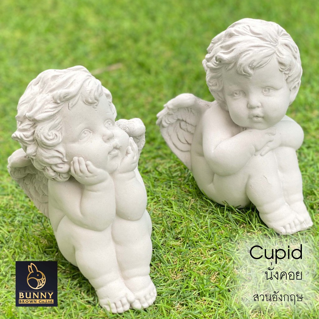cupid-นั่งคอย-คู่-รูปปั้น-ปูนปั้น-แต่งห้อง-แต่งบ้าน-ประดับสวน-แต่งสวน