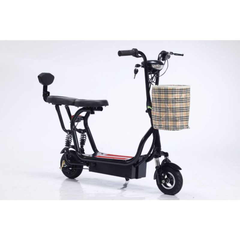 สกู๊ตเตอร์ไฟฟ้า-jumbo-e-scooter-3-ที่นั่ง-ถอดที่นั่งเสริมออกได้