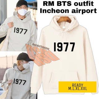 เสื้อแจ็กเก็ต มีฮู้ด ลาย bts Kim namjoom 1977 สไตล์เกาหลี