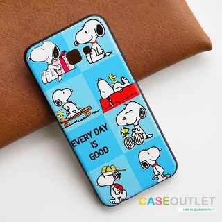 เคส J4 plus แข็ง ขอบยาง สกรีนลายนูน Snoopy สนูปปี้