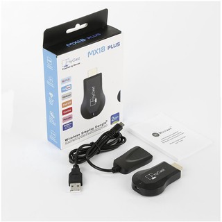 MX18 TV Stick Wifi Display Receiver Anycast DLNA Miracast Airplayกระจกหน้าจอHDMIอะแดปเตอร์Android IOS Mirascreen Dongle