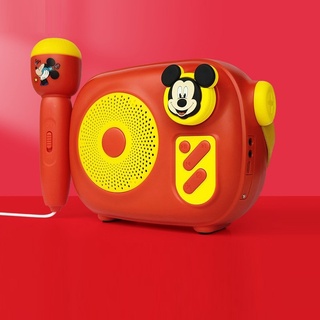 ดิสนีย์ มิกกี้เมาส์ สีชมพู มินิ เบส ลำโพง เครื่องเสียง ลำโพงบลูทูธ Disney Mickey Mouse Mini Smart Wireless Bluetooth Condenser Microphone Speaker ลำโพงพกพา เครื่องเสียงบ้าน ลำโพงซับวูฟเฟอร์ ไมโครโฟน