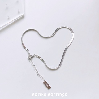ภาพหน้าปกสินค้า(กรอกโค้ด EARI3M ลด 50.-) earika.earrings - silver viber anklet สร้อยข้อเท้าลายงูเงินแท้ ปรับขนาดได้ ที่เกี่ยวข้อง