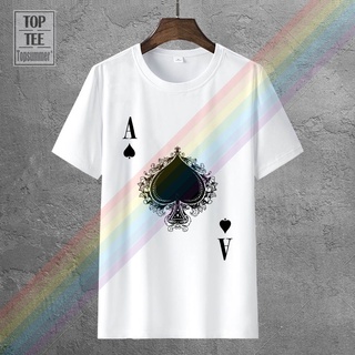 ขายดี!เสื้อยืด พิมพ์ลาย Ace Of Spades Iii Spade Ace Poker Card Casino Las Karte Royal Hold Em สไตล์คลาสสิก ไม่ซ้ําใคร สํ