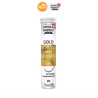 ภาพหน้าปกสินค้าSwiss Energy Gold Multivitamin วิตามินเม็ดฟู่ และแร่ธาตุที่จำเป็นต่อร่างกาย 25 ชนิด ผสมลูทีน บำรุงสายตา ที่เกี่ยวข้อง