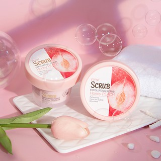 Fenyi peach whitening body scrub pores cleansing cream exfoliating smooth body care Peach Body Scrub 100g