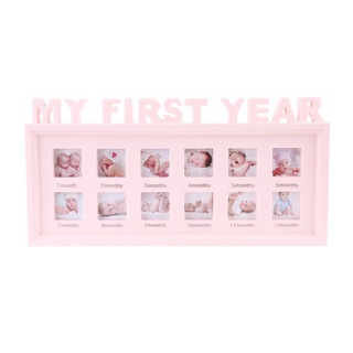 ภาพขนาดย่อของภาพหน้าปกสินค้าOmg* กรอบรูปพลาสติกลาย "My First Year" Diy สําหรับเด็ก 0-12 เดือน จากร้าน ohmygods.th บน Shopee