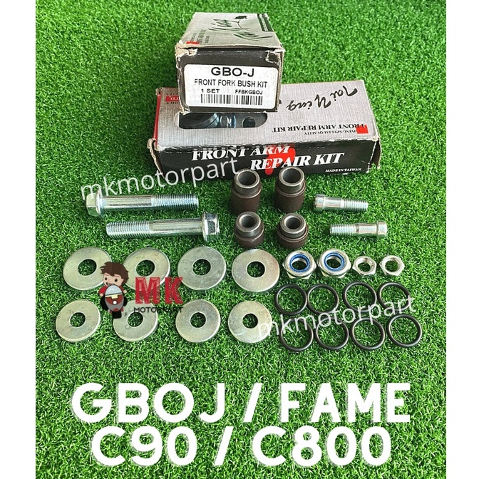 (M) FRONT ARM REPAIR KIT C70 C75 C100 C50 C90 C800 GBO GBOJ FAME Y80 ...