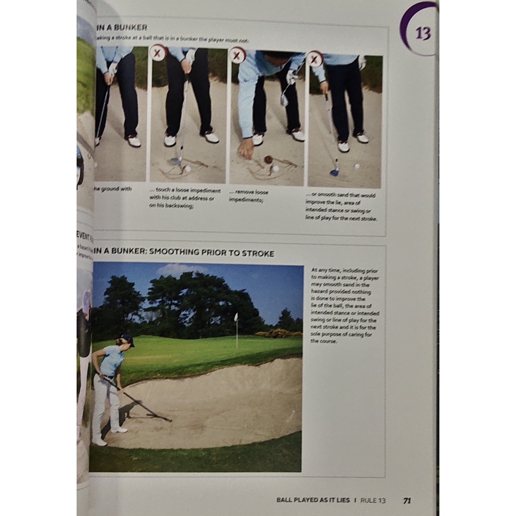 หนังสือ-กอล์ฟ-สอนตีกอล์ฟ-ภาษาอังกฤษ-golf-rules-illustrated-192page