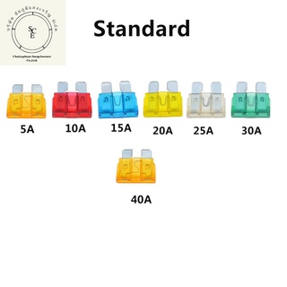 ภาพหน้าปกสินค้าStandard fuse Mini fuse Micro fuse ฟิวส์รถยนต์ ฟิวส์เสียบ ฟิวส์มอเตอร์ไซค์ ฟิวส์เรือ ฟิวส์เสียบ ที่เกี่ยวข้อง