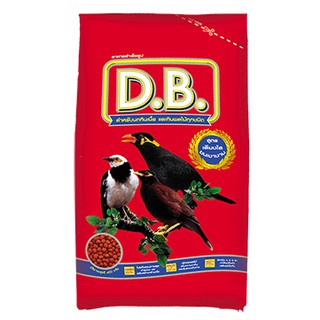สินค้า D.B. อาหารนก สำหรับนกขุนทอง นกเอี้ยงทุกชนิด ขนาด 400 กรัม