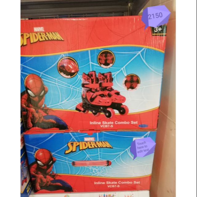 inline-skate-spidermanและมิ้กกี้-แท้พร้อมอุปกรณ์