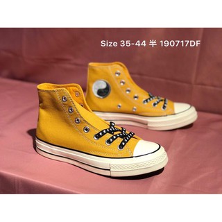 Converse All Star 1970S Samsung standard yellow men and women high-top canvas vulcanized sneakers