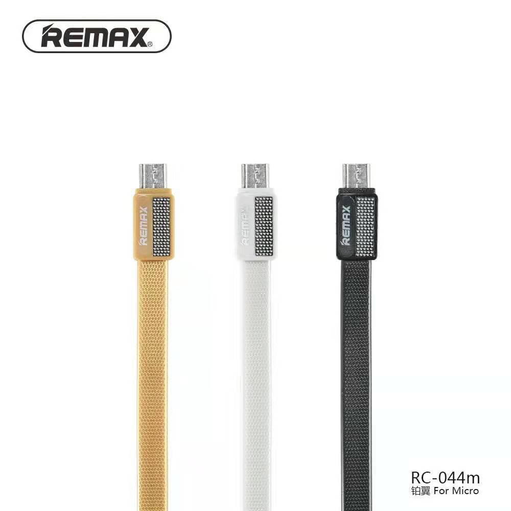 ภาพหน้าปกสินค้าสายชาร์จ remax RC-044 ของแท้100% quick charge สำหรับ ip Micro Type-C (1ม,สายแบน)USB