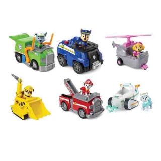 [ใช้ 2 โค้ดลดเพิ่ม] Paw Patrol ของเล่น ฟิกเกอร์ ยานพาหนะ คู่กาย Basic Vehicles