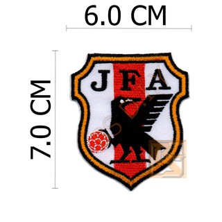 ตัวติดเสื้อ ตัวรีดเสื้อ อาร์ม Armpatch งานปักผ้า Japan Football Association JFA