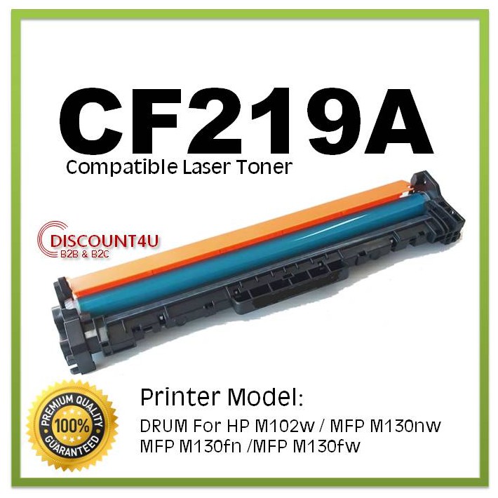 discount4u-ตลับหมึกเลเซอร์เทียบเท่า-toner-cf219a-drum-for-hp-m102w-mfp-m130nw-mfp-m130fn-mfp-m130fw